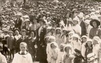 The Market Place Sutton in Ashfield 1908