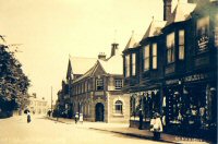 Alfreton High Street old Post Office building on the Corner