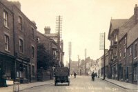 King Street alfreton looking up towards the Market Place