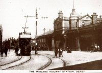 The Midland Railway Station at Derby