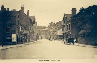 High Street Alfreton looking towards junction of King Street