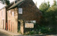 The first house now demolished was stables for the shop opposite, photograph 19995