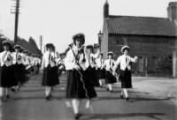 Band on Parade at Riddings 17th May 1952 Melbourne Row