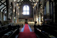 St. Thomas Inside the Church, view from the Altar, 2014