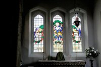 St. Thomas, The Stained Glass Windows, in the side chapel 2014