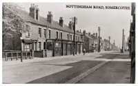 Nottingham Road, Somercotes. Looking towards Somercotes Hill