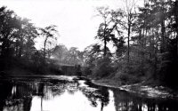 The main or lower pond at Pennytown. Date not known