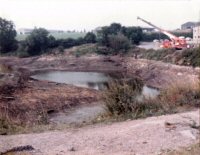 Draining of the ponds at Pennytown, 1984