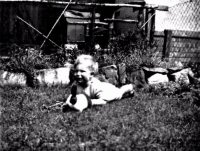 Brenden Avenue Norman Vertigan with Rabbit circa 1937