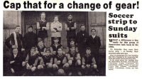 Somercotes Football Team in the early 1900s