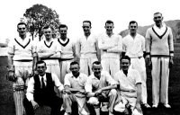 Somercotes & Leabrooks Cricket Club, dated to 1936