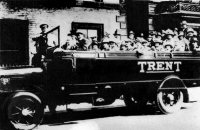 A photograph of a Trent Charabanc, probably taken in the 1920s.