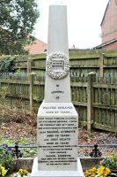 Close up of Text on the Kempson Memorial