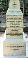 Memorial Text To Walter Greaves, Samuel Andrews and John Heath