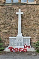 Somercotes War Memorial at St. Thomas Church 2014