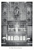 Old Postcard of Somercotes Church Alter