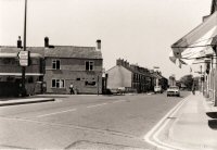 Somercotes Beastall's Corner the Junction of Nottingham Road & High Street circa 1970s.
The Barbers Shop can be seen on the corner and the Sun Inn in the distance.