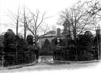 Postcard view of Riddings House and main drive way