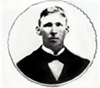 A Portrait of a young Charles Henry Oakes who lived at Hollyhurst House for some years