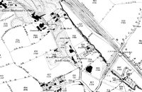 Map of Lowerbirchwood showing the Mines, Brick Yard and Railways