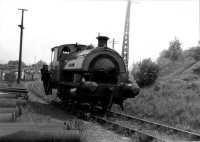 Saddle tank locomotive at Riddings Ironworks