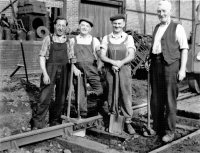 Workers at the Riddings Ironworks (If you have any information on the people pictured please contact SLHS)