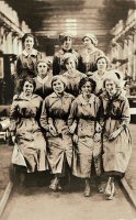 World War I women workers at the Riddings Ironworks