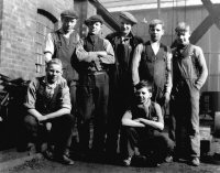 Workers and young workers at Riddings Ironworks