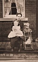 This photograph was loaned by Pauline Goodall and the lady pictured is Lily we have no other information.
If you have anymore information please contact Somercotes Local History Society.