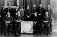 Members of Somercotes Billiard and Snooker Club date and venue not known.
Photograph donated by Pauline Goodall.