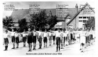 Somercotes Junior School PE class circa 1942