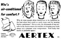 Newspaper advertisement for Aertex ladies underwear