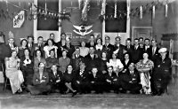 Possibly a Christmas Party of the Somercotes Cycle Club at the Black Horse Inn Lower Somercotes date not known.