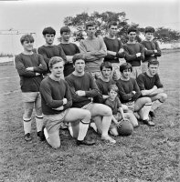 Ripley & Heanor Newspaper photograph, Sunday Football League launch at Somercotes 29th May 1967.