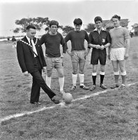 The launch of the Sunday Football League at Somercotes 29th May 1967.