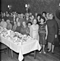 Somercotes Towns Women's Guild New Year Party 6th January 1971.