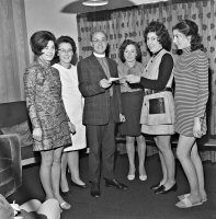 Somercotes Young Wives gift to Parish Fund 26th October 1970.