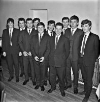 Ripley & Heanor Newspaper photograph, Somercotes Football Team after their first successful season 27th May 1968.