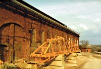 The old New Foundry build of the Stanton Iron Works now the manufacturing base for Evans Concrete 1970s.