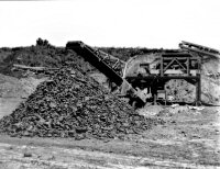 Scrap Metal recycling machine at Stanton Ironworks 1963.